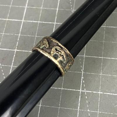 ZUNI Bear Fetish Ring Sz. 12.5