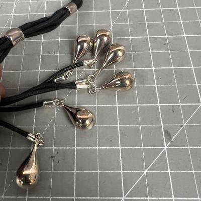 Sterling Silver Teardrop Necklace