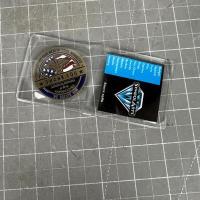 Symbol Arts Health Care Worker Challenge Coin 