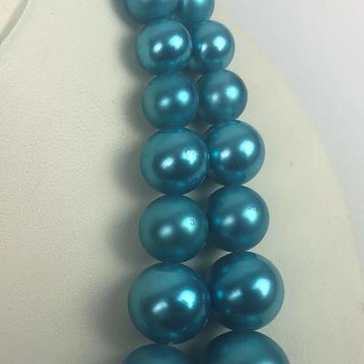 retro CHUNKY COCKTAIL BEAD NECKLACE