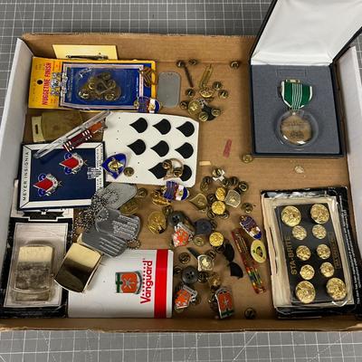 Tray of Drawer Clean Out; Keys, Pens, Etc. 