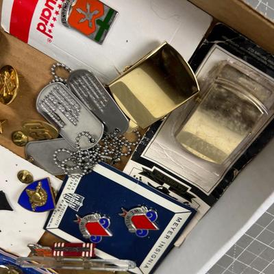 Tray of Drawer Clean Out; Keys, Pens, Etc. 