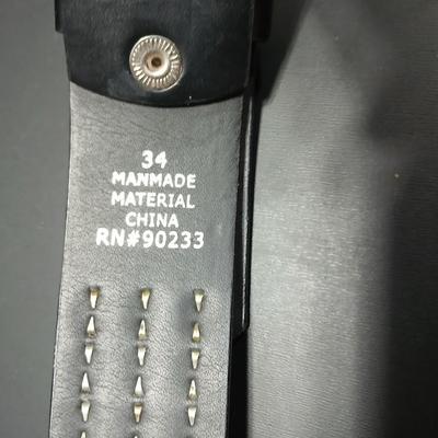 Vintage Ande clutch bag / purse with gold metal handle with another vintage purse and a fancy belt