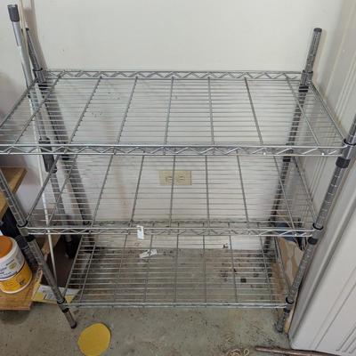 Metal Shelving Unit 29" x 14" x 32"