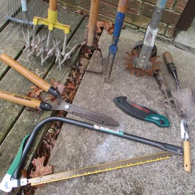 Assortment Of Garden Hand Tools