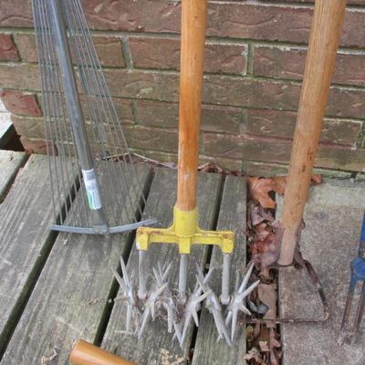 Assortment Of Garden Hand Tools