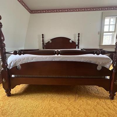 Queen Bed & Side Tables