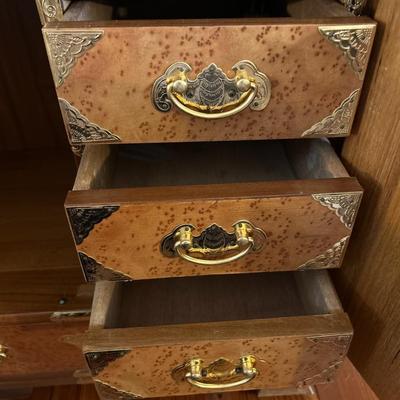 Vintage Jewelry Chest Table