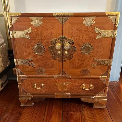 Vintage Jewelry Chest Table