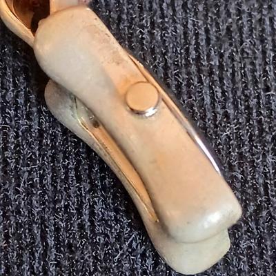 Boma .925 sterling silver marked Watch pendant with a pair of earrings marked Isreal