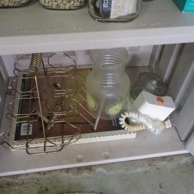 Approx 24" x 16" x 66 1/2" Plastic Cabinet Includes Contents