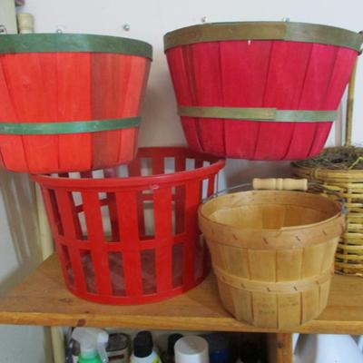 Assortment Of Fruit Picking Baskets (See All Pictures)