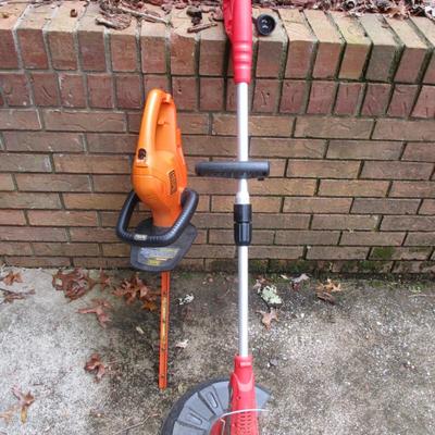 Electric Hyper Tough Weed Eater & 18" Black & Decker Trimmer