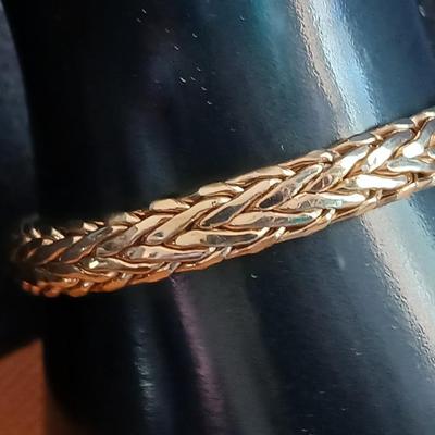 OT .925 Turkey marked braided Bracelet