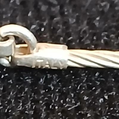 .925 Italy marked cable choker necklace a .925 marked pair of vintage blue earrings and a stain glass / stone like feather pendant