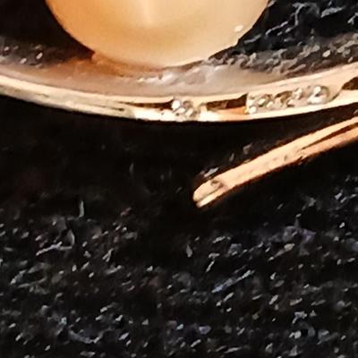 Vintage sterling silver original bear fetish charm signed BAH .925 marked pendant and a signed pendant with a pearl like design