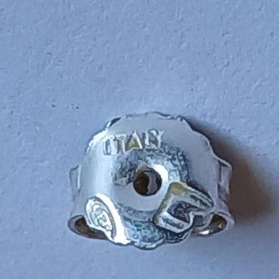 Tassel Chain Earrings .925 Sterling Silver Long Dangle Drop Earrings with a semi -matching necklace also marked .925