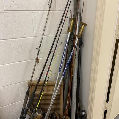 Fishing poles 