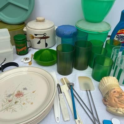 Vintage Green & Blue