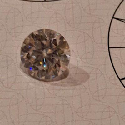GRA Beautiful 2 carat moissanite GRA