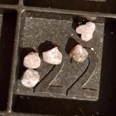 Rough Natural Diamonds .55ct
