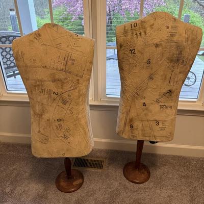 Antique Tailor Mannequin Set (LR-BM)