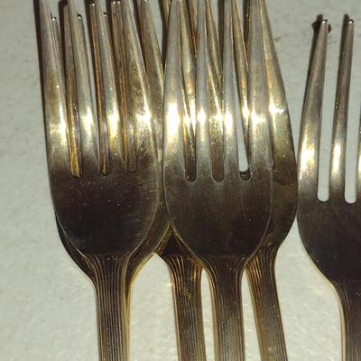 Northcraft Gold Plated Japan Flatware- Approx 48 Pieces- In Used Condition