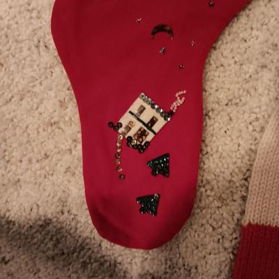 4 VINTAGE CHRISTMAS STOCKINGS
