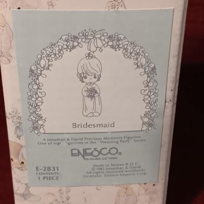 PRECIOUS MOMENTS AND RUSS BRIDE AND GROOM FIGURINES