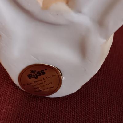 PRECIOUS MOMENTS AND RUSS BRIDE AND GROOM FIGURINES