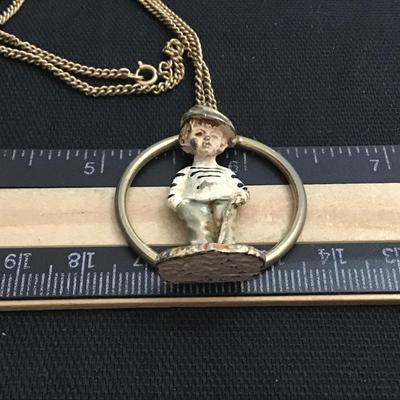 Moppets by Fran Mar on Gold Filled Chain