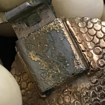 Vintage. Ciner Double Straned Knotted Beaded Necklace