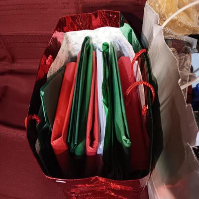 TISSUE PAPER, RIBBON, BOWS AND MORE