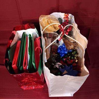 TISSUE PAPER, RIBBON, BOWS AND MORE