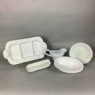 K8043 White Serving Dishes