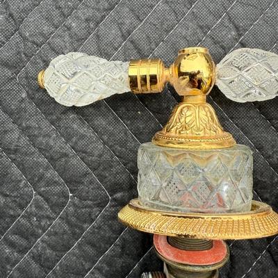 612 Large LOT of Brass Crystal and Bird Sink & Tub Hardware