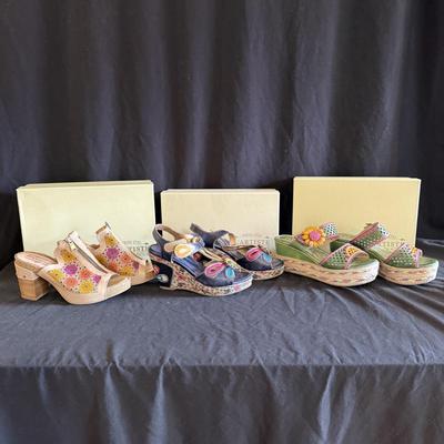L’ Artiste Spring Step Healed Sandals size 6.5-8 (GB1-BM)