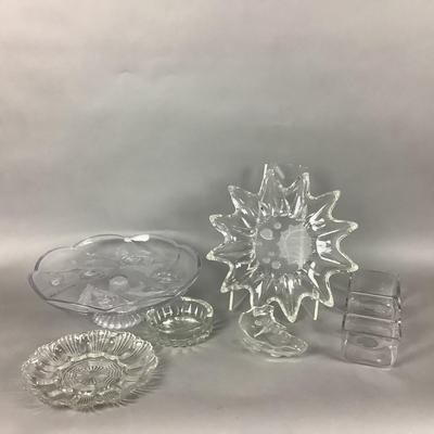 K796 Cut Glass Serving Plates