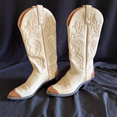 Three Pairs of Cowboy Boots by Texas Brand Boots & More (GB1-BM)