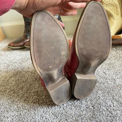 Three Pairs of Cowboy Boots by Texas Brand Boots & More (GB1-BM)
