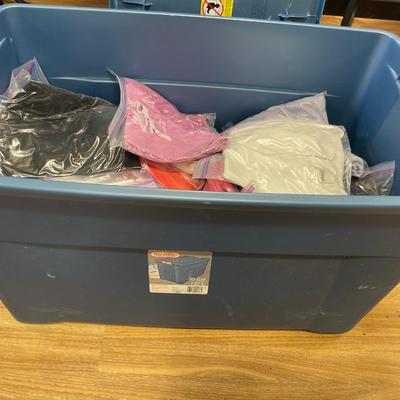 Large tote of ladies tops