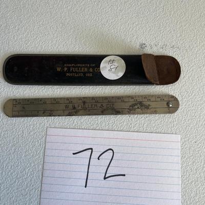 6” W.R. Fuller Ruler