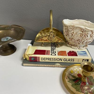 Vintage books and decor
