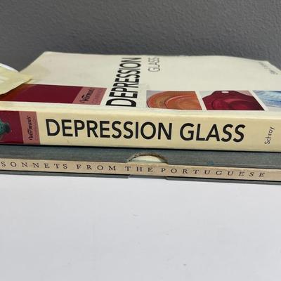 Vintage books and decor