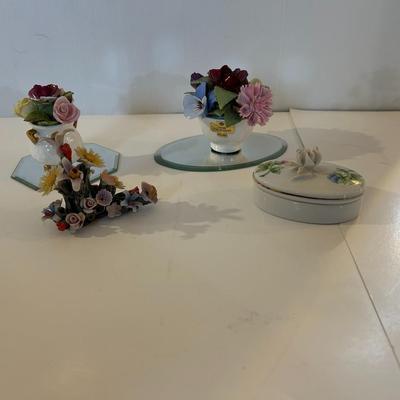 Porcelain Floral Decor
