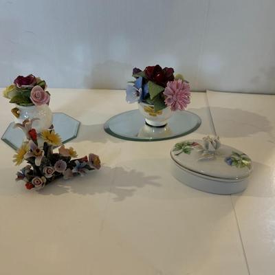 Porcelain Floral Decor