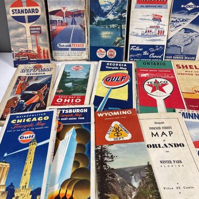 Vintage road maps 2
