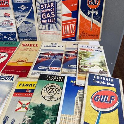 Vintage road maps 2