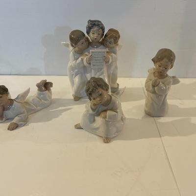 Large Lot of Lladro Angels