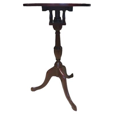 Monticello Birdcage Rotating Mahogany Candle Stand